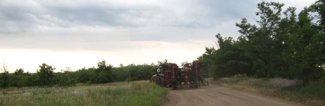 Déplacement du tracteur John Deere
