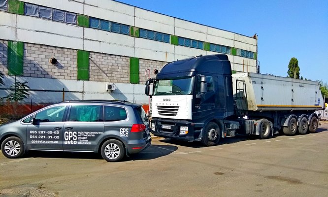 Suivi de la consommation de carburant du tracteur Iveco Stralis 450 avec un système de surveillance GPS